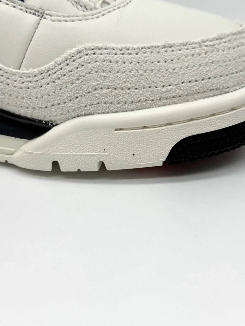 Air Jordan Retro 4 Flight Club Sail Black Shoes Sz 12 New w/ Marks IM4002-100